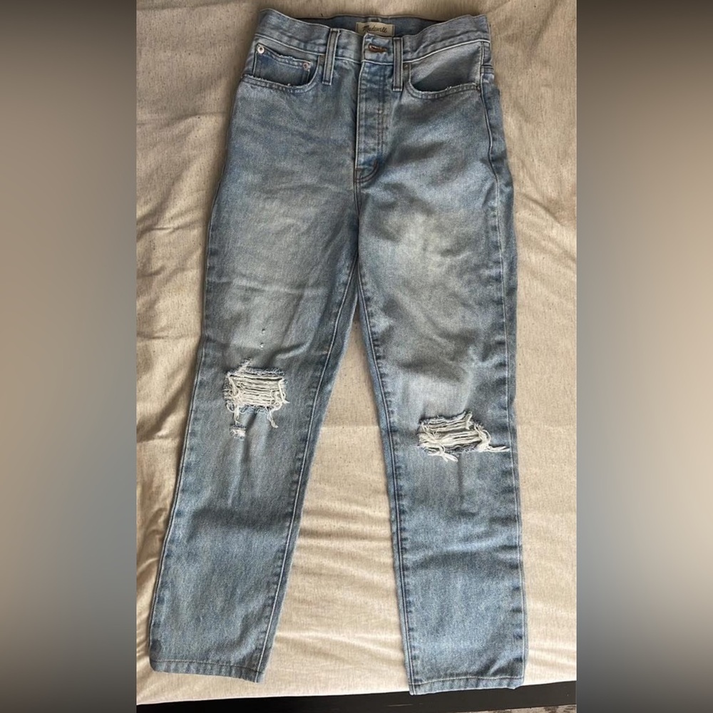 Madewell- Classic Straight High Rise Jeans